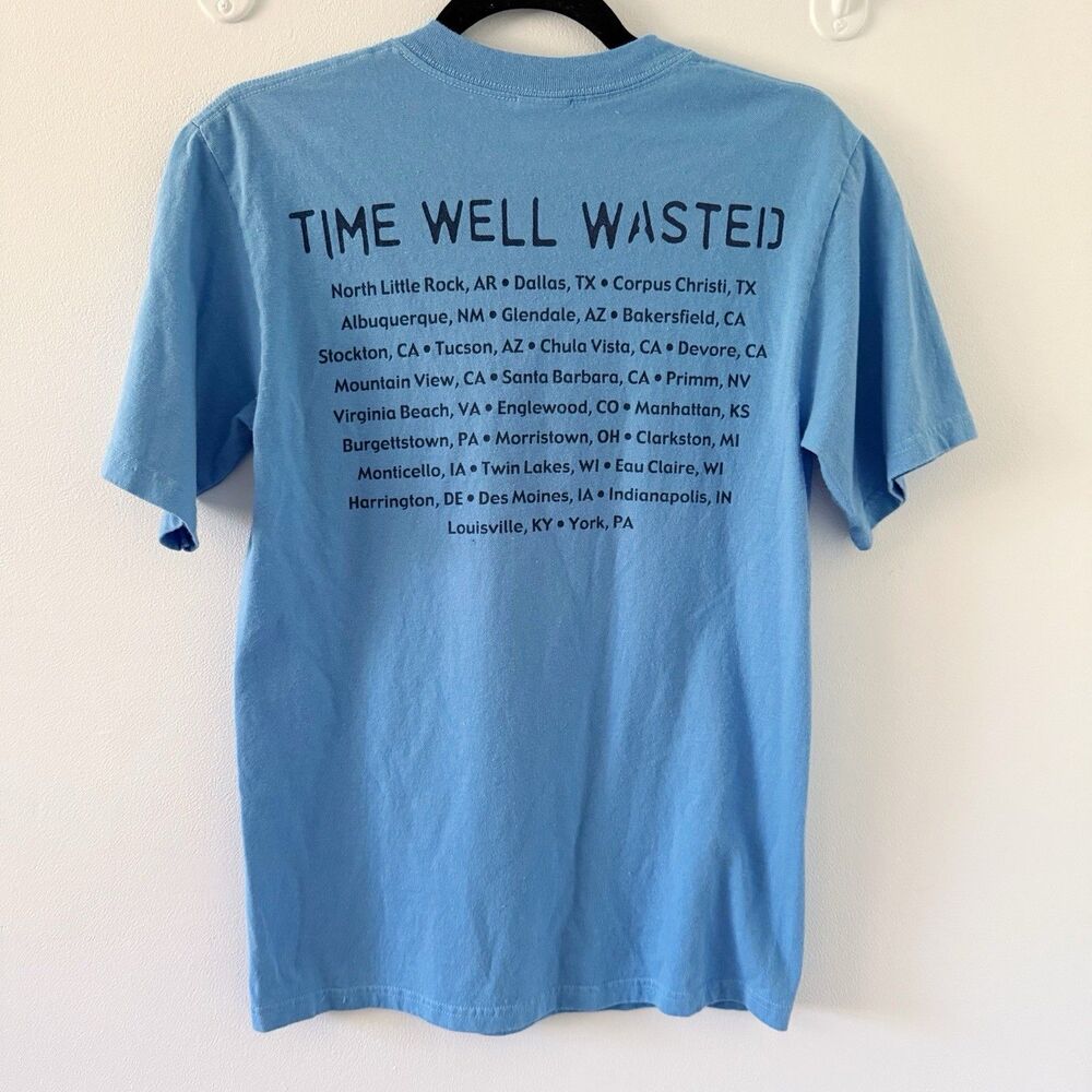 Vintage Y2K Brad Paisley Time Well Wasted Crewneck Tee Shirt Top Size S Small - Picture 4 of 16